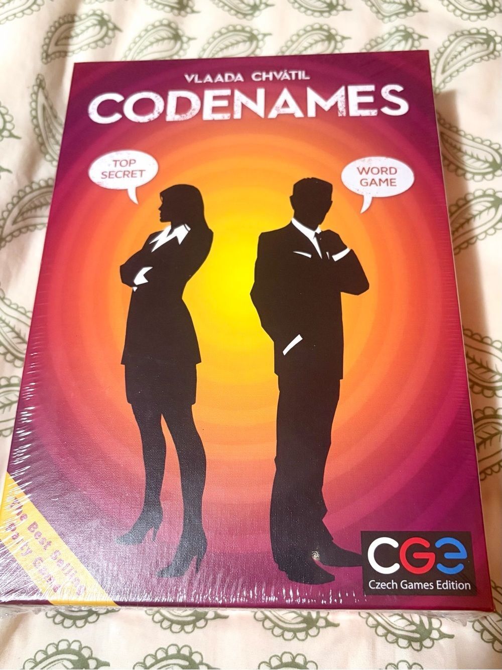 CGE Czech Games Codenames Board Game Secret Agent Deduction Game 4+ Players